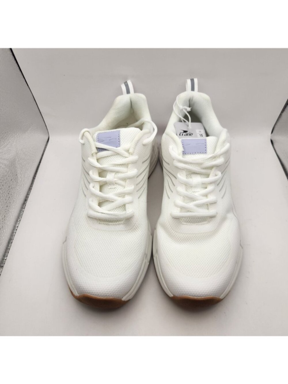 Crane Womens Memory Foam Athletic Shoes White US 10 Lace Up Sneakers - Picture 6 of 10